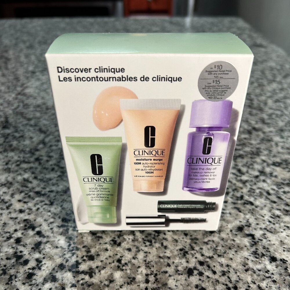 Clinique Discover 4 PC Set- Travel